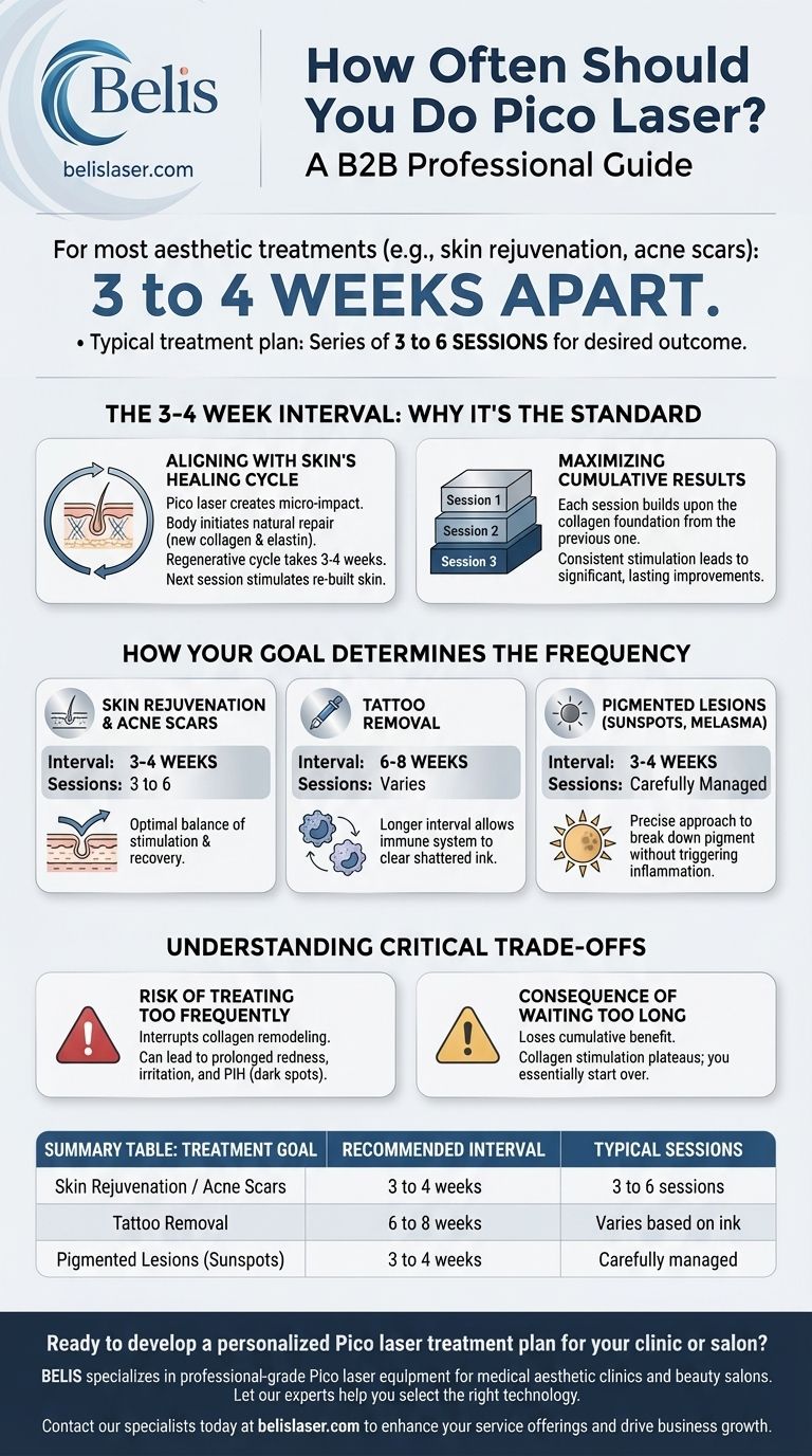 피코 레이저 시술은 얼마나 자주 받아야 할까요? 최적의 치료 간격 가이드 시각적 가이드