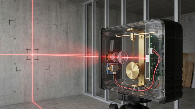 Как работает лазерный нивелир? Использование гравитации для идеального выравнивания