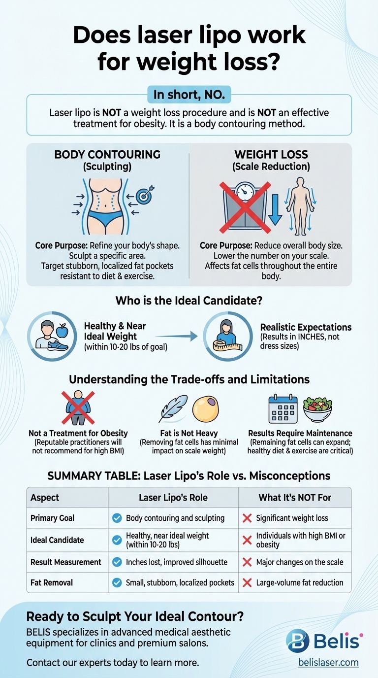 La liposuccion au laser fonctionne-t-elle pour la perte de poids ? C'est pour la sculpture corporelle, pas pour la perte de poids Guide Visuel