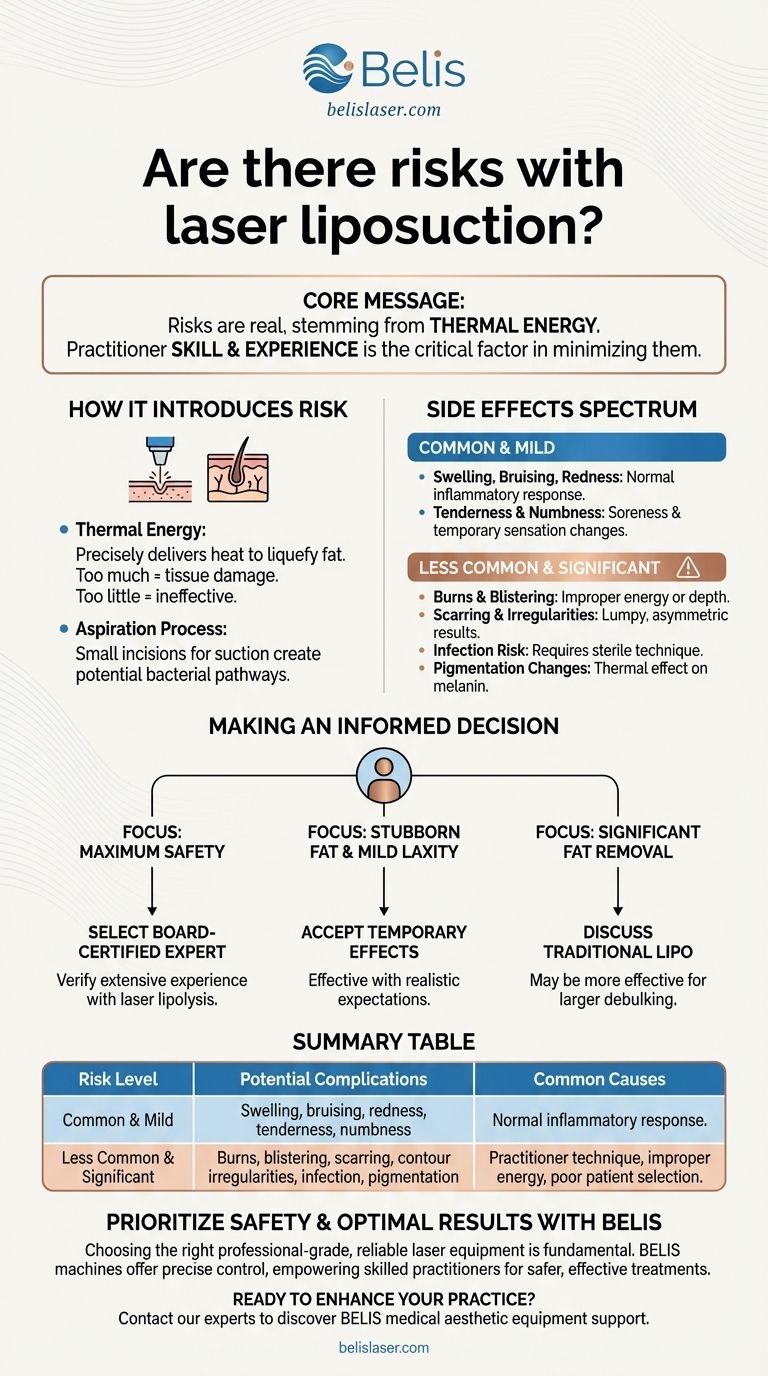 レーザー脂肪吸引のリスクはありますか？安全性プロファイルを完全に理解する ビジュアルガイド