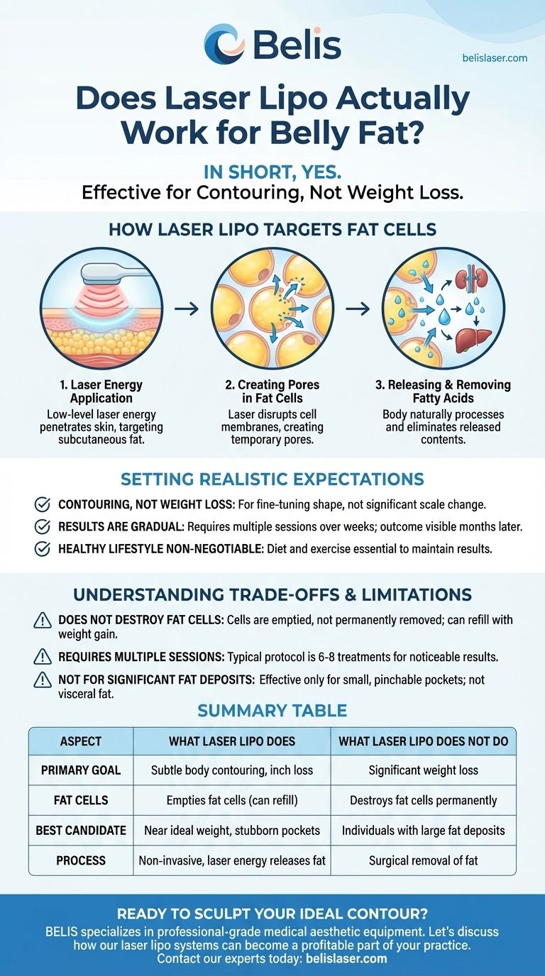 Does laser lipo actually work for belly fat? A Realistic Guide to Non-Invasive Body Contouring Visual Guide