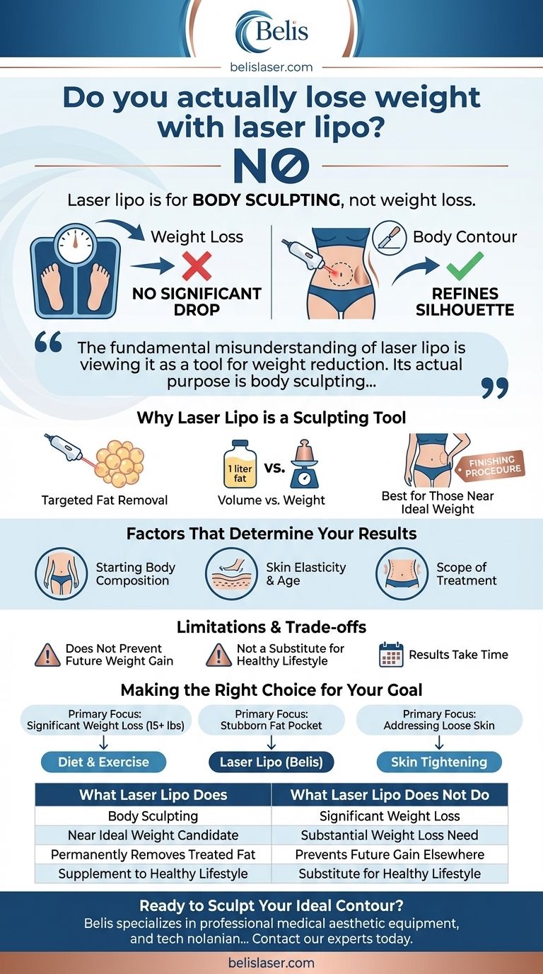 レーザーリポで実際に痩せますか？ ターゲットを絞ったボディスカルプティングを実現し、減量ではありません ビジュアルガイド