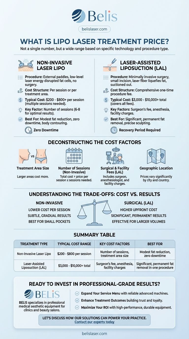 Was kostet eine Lipolaser-Behandlung? Die wahren Kosten nicht-invasiver vs. chirurgischer Verfahren Visuelle Anleitung