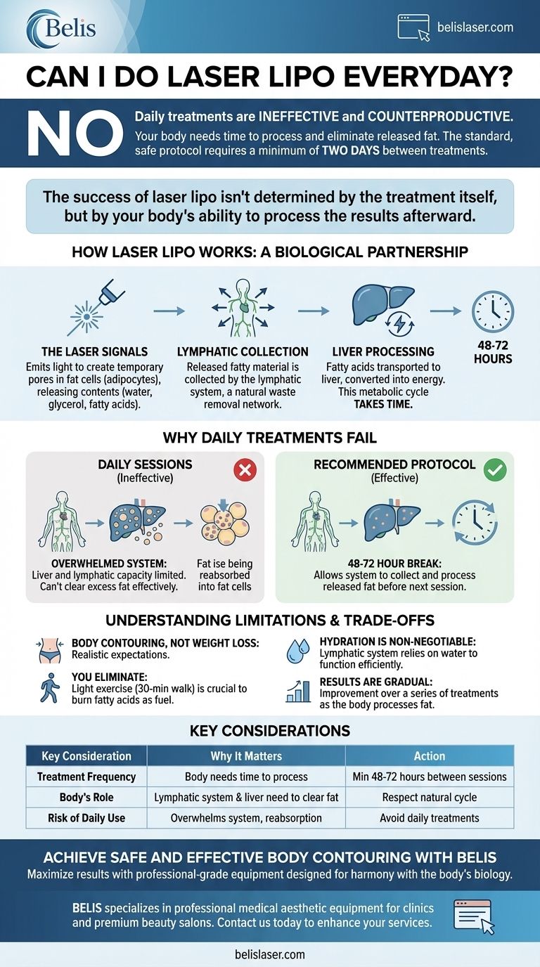Can I do laser lipo everyday? Why Proper Treatment Intervals Are Crucial for Success Visual Guide