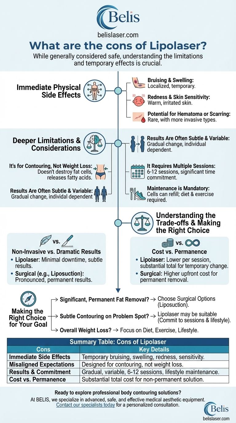 ¿Cuáles son las desventajas del Lipoláser? Descubriendo las realidades de la reducción de grasa no invasiva Guía Visual