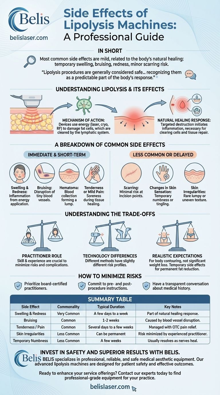 Quels sont les effets secondaires des appareils de lipolyse ? Comprendre les risques pour un traitement plus sûr Guide Visuel
