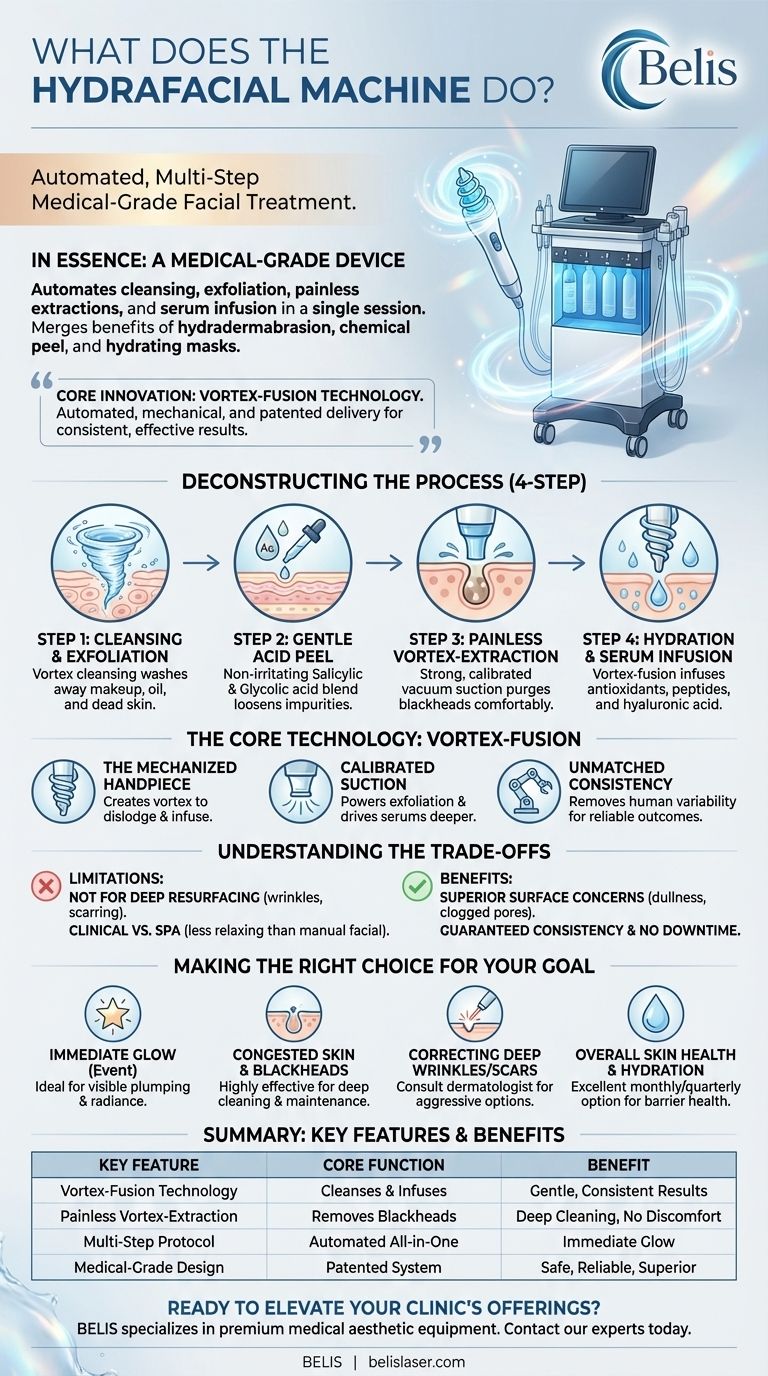Что делает аппарат HydraFacial? Полное руководство по автоматизированному уходу за кожей Визуальное руководство