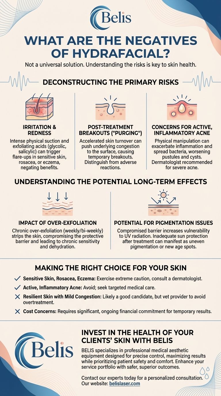 ¿Cuáles son los aspectos negativos del HydraFacial? Riesgos potenciales para pieles sensibles y propensas al acné Guía Visual