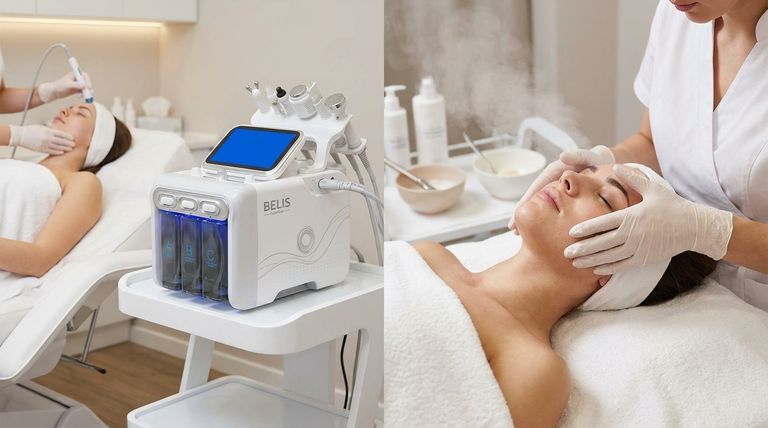 ハイドラフェイシャルと手動フェイシャルの違いは何ですか?あなたの肌に合った適切なトリートメントを選びましょう