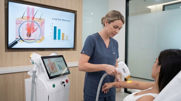 ダイオードレーザーは永久に毛を除去しますか?永久減毛と永久脱毛の違いを理解する