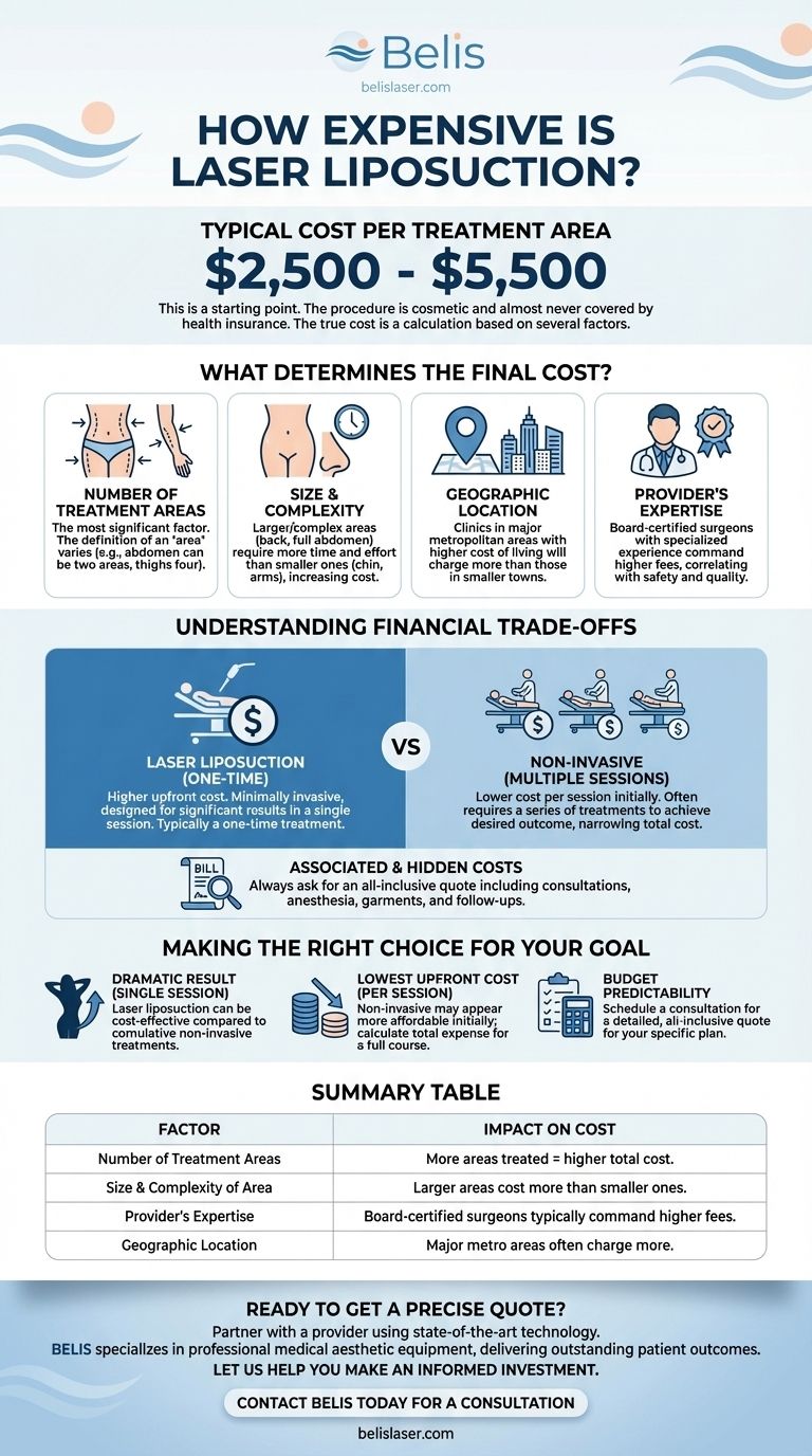 ¿Qué tan cara es la liposucción láser? Entendiendo el verdadero costo y valor Guía Visual