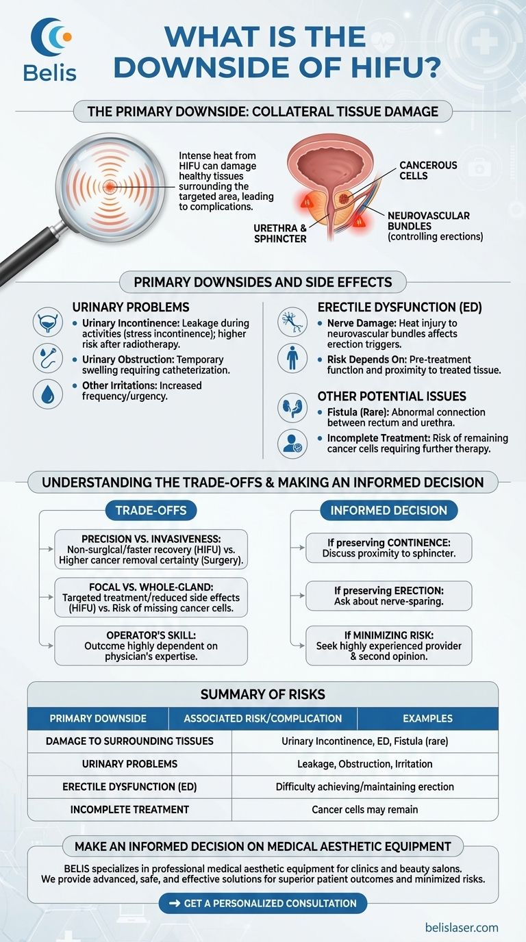 HIFUの欠点は何ですか？泌尿器および勃起機能障害のリスクを理解する ビジュアルガイド