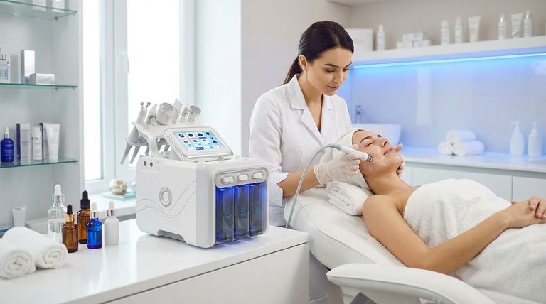 O que faz uma máquina de hidroesfoliação? Obtenha uma Pele Radiante e Hidratada Instantaneamente