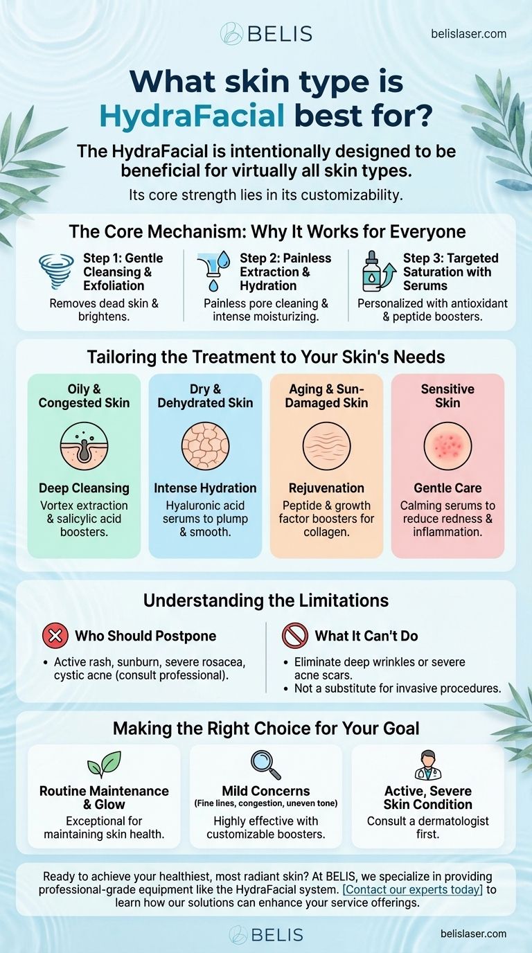 What skin type is HydraFacial best for? The Ultimate Guide to Customized Skincare Visual Guide