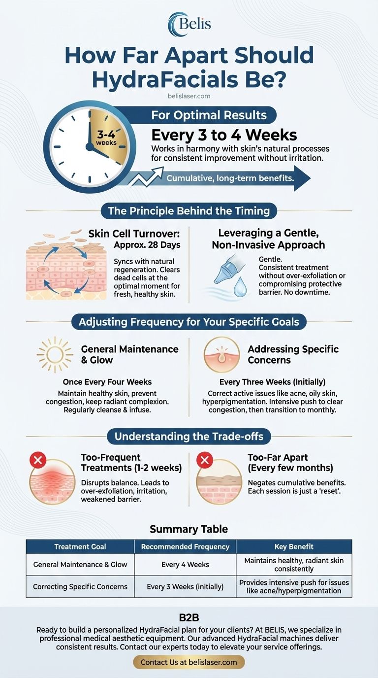 A che distanza dovrebbero essere eseguiti gli HydraFacial? Ottieni una radiosità duratura con la giusta pianificazione Guida Visiva