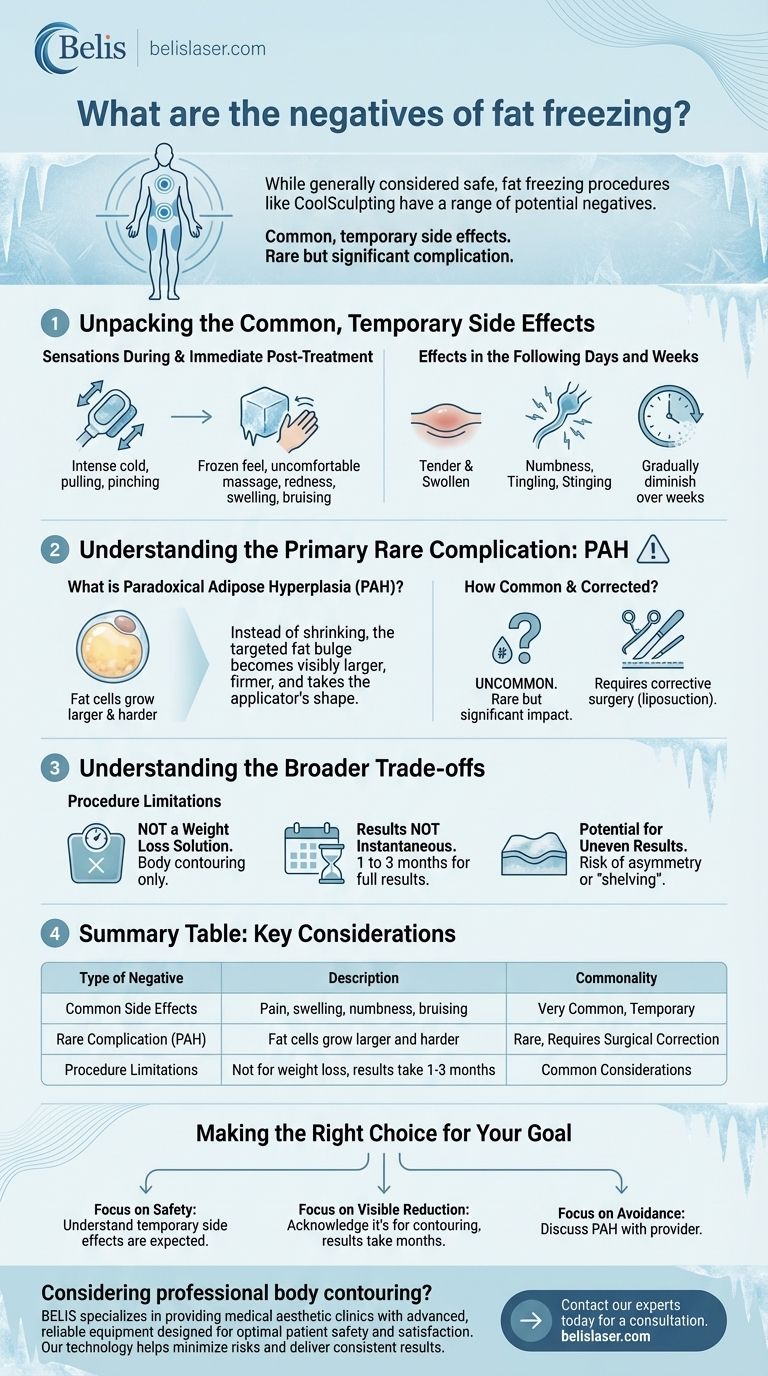 Was sind die Nachteile des Einfrierens von Fett? Ein Verständnis der Risiken und Nebenwirkungen Visuelle Anleitung
