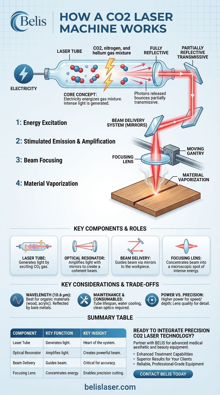 Wie funktioniert eine CO2-Lasermaschine? Die Mechanik für überragendes Schneiden & Gravieren meistern Visuelle Anleitung