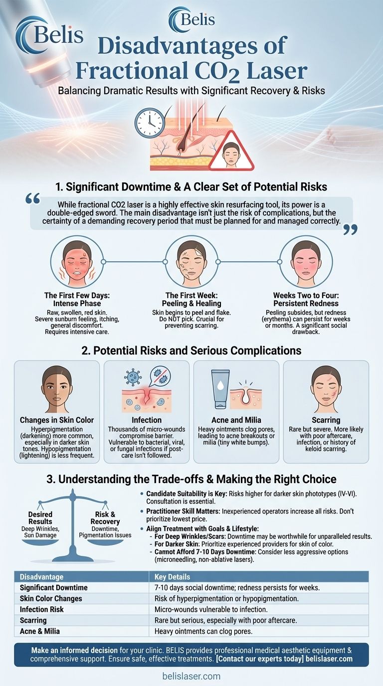Was sind die Nachteile des fraktionierten CO2-Lasers? Ausfallzeit & Risiken verstehen Visuelle Anleitung