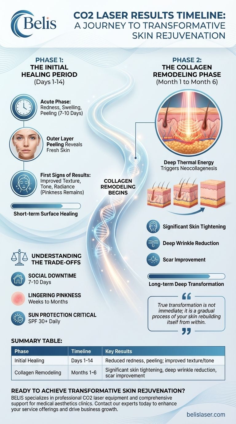 Quanto tempo dopo un laser CO2 vedrò i risultati sul mio viso? Una cronologia per la trasformazione Guida Visiva