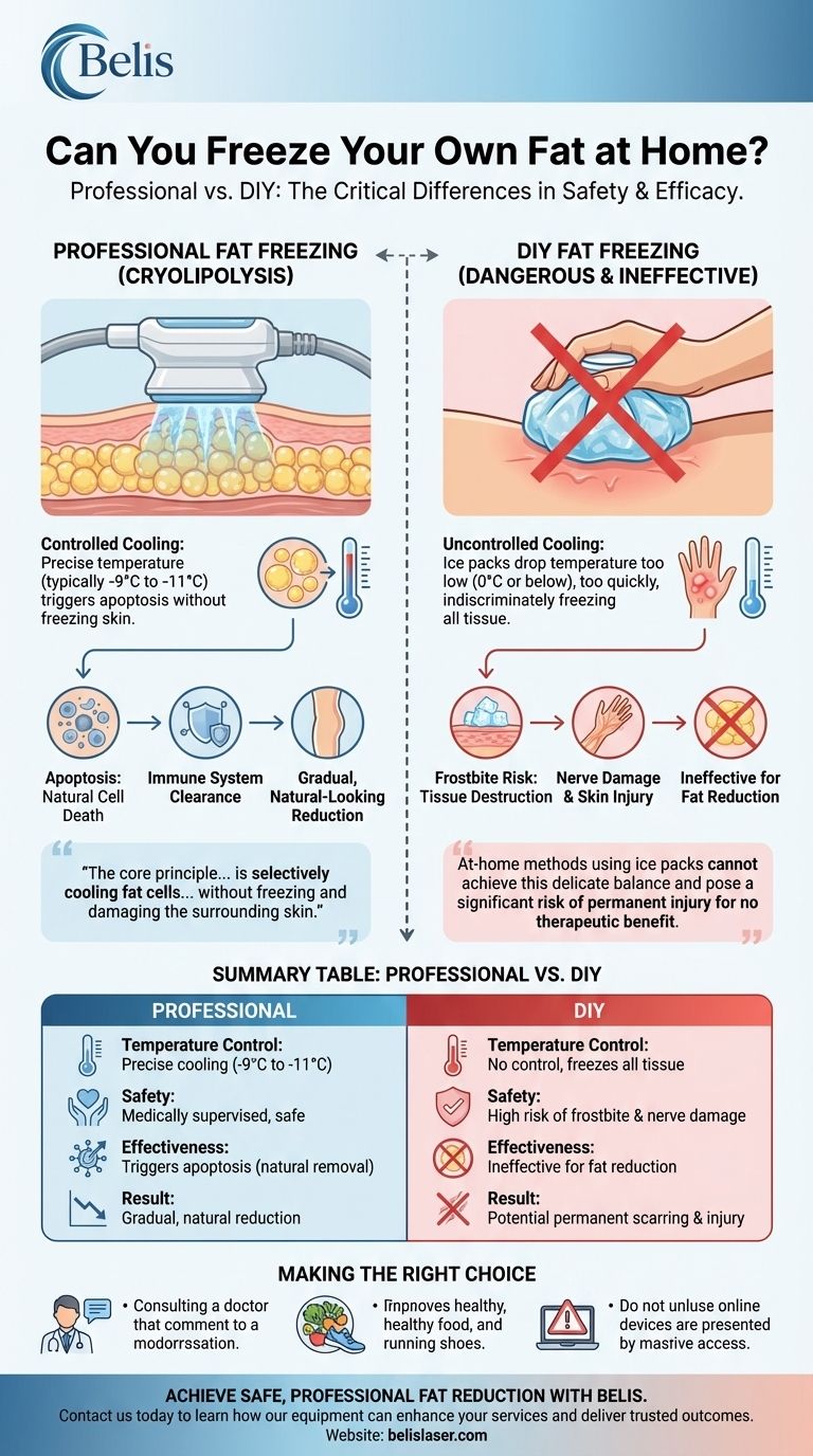 Puoi congelare il tuo grasso a casa? Evita il congelamento e il danno permanente alla pelle Guida Visiva