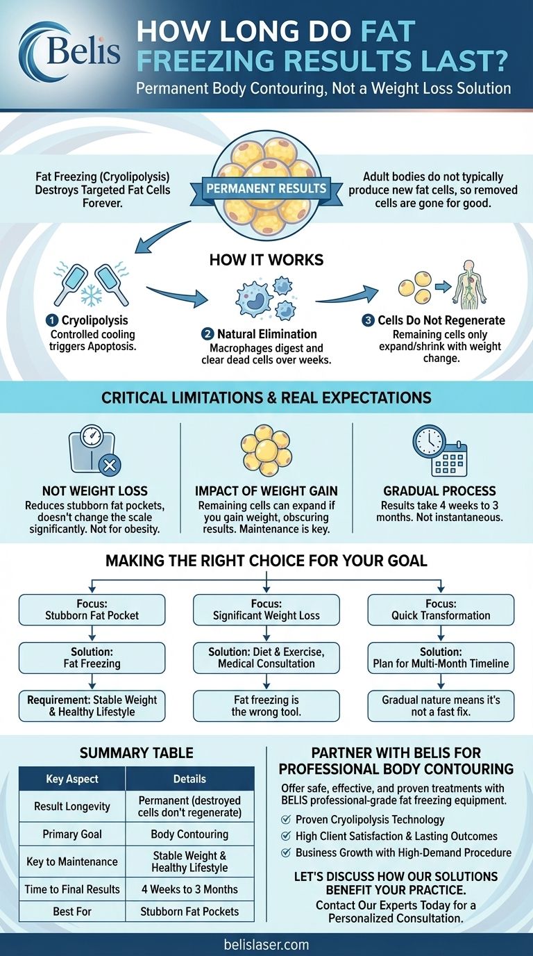 Quanto tempo duram os resultados da criolipólise? Elimine permanentemente as células de gordura teimosas Guia Visual