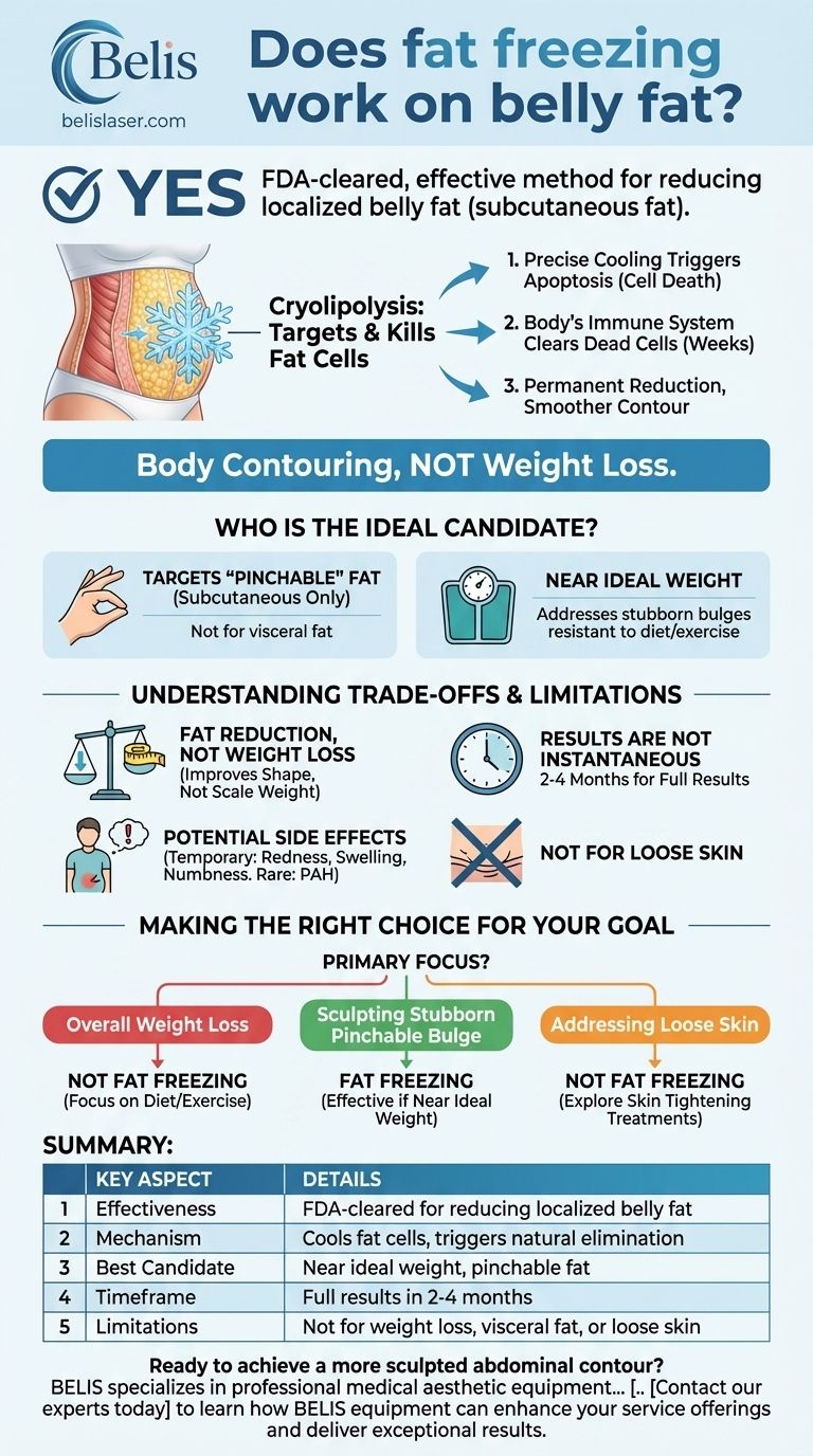 Il congelamento del grasso funziona sul grasso addominale? Scolpire efficacemente il tuo addome Guida Visiva