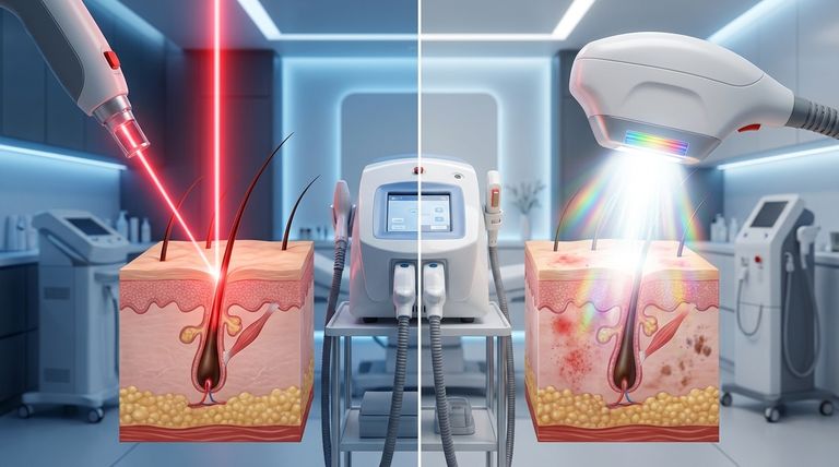 Wie kann man den Unterschied zwischen Laser und IPL erkennen? Laser vs. IPL: Der ultimative Leitfaden