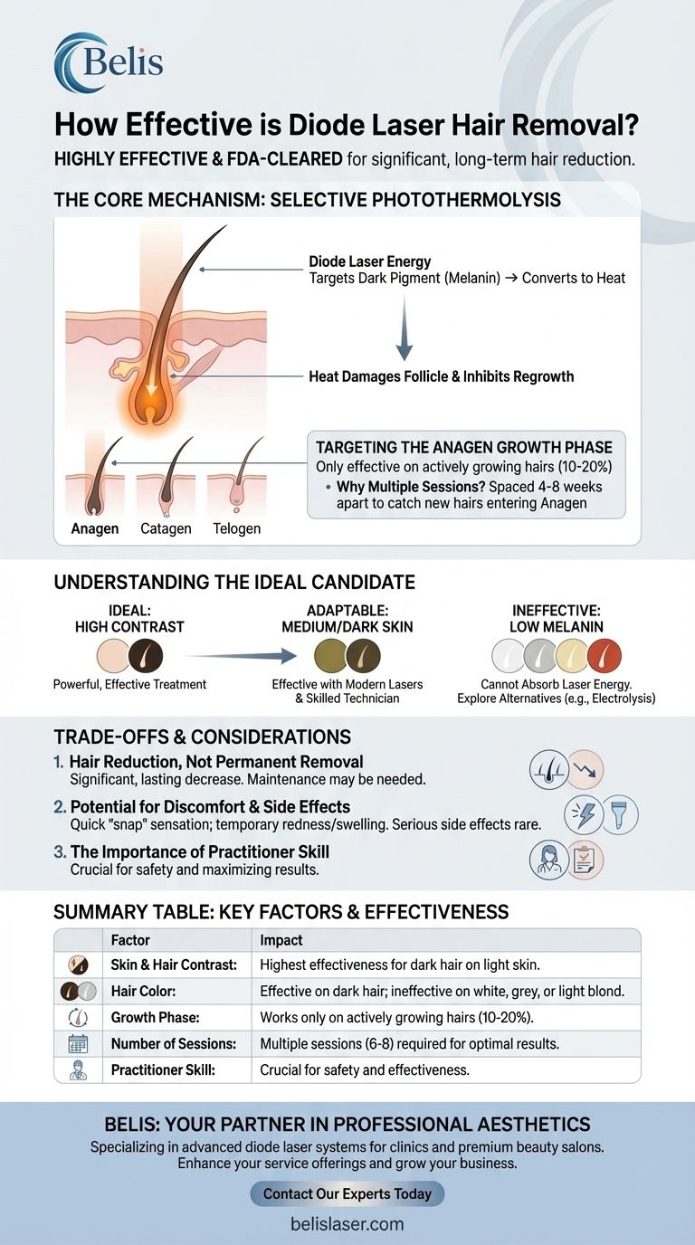 ダイオードレーザー脱毛の効果はどのくらいですか？安全に長期的な減毛を実現 ビジュアルガイド