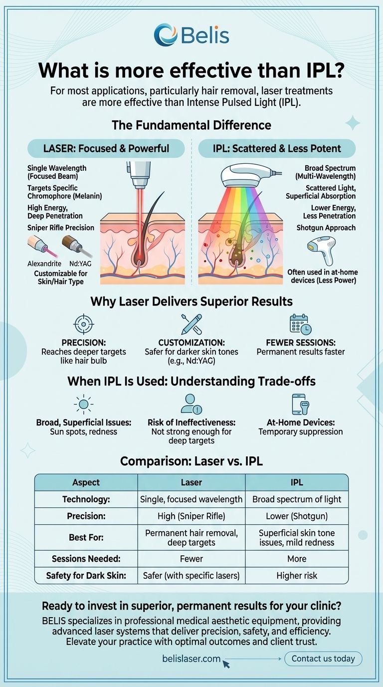 IPLよりも効果的なものは何ですか？レーザー技術で優れた結果を達成する ビジュアルガイド