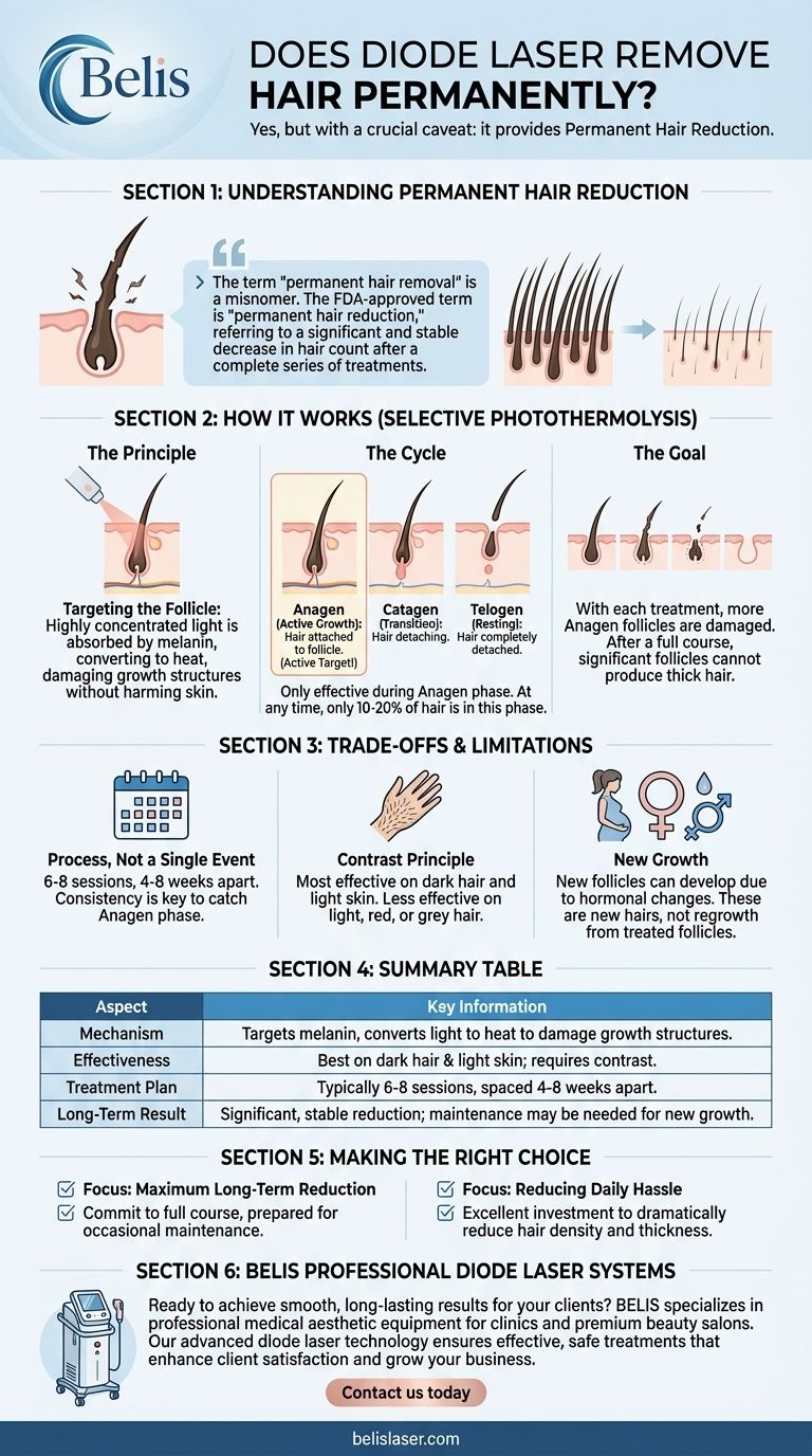 ダイオードレーザーは永久に脱毛できますか？永久減毛の理解 ビジュアルガイド
