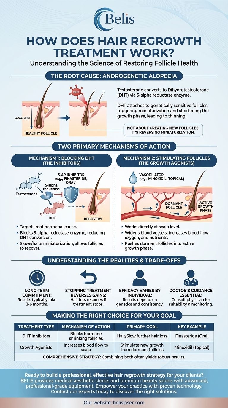 育毛治療はどのように機能するのか？ 脱毛を逆転させる科学 ビジュアルガイド