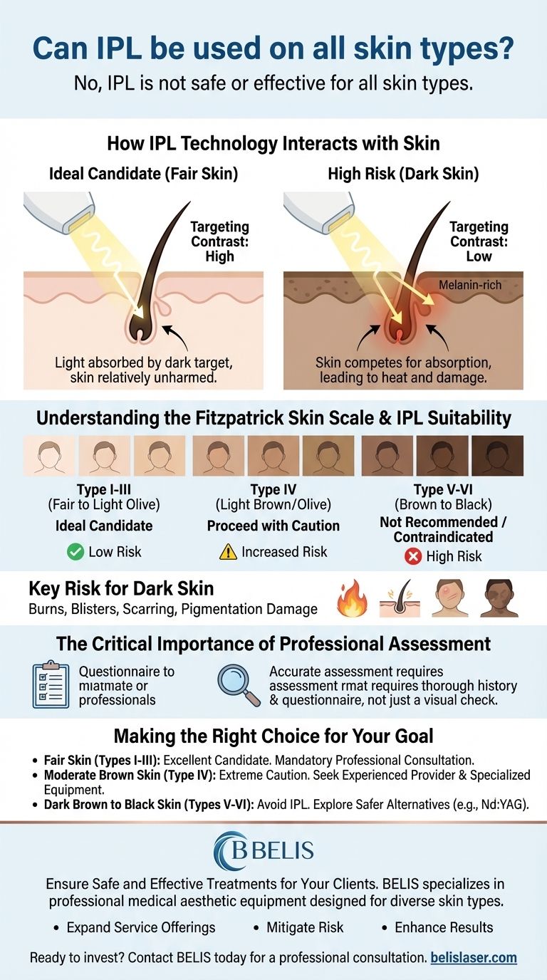 L'IPL peut-il être utilisé sur tous les types de peau ? Comprendre les risques pour les tons de peau plus foncés Guide Visuel