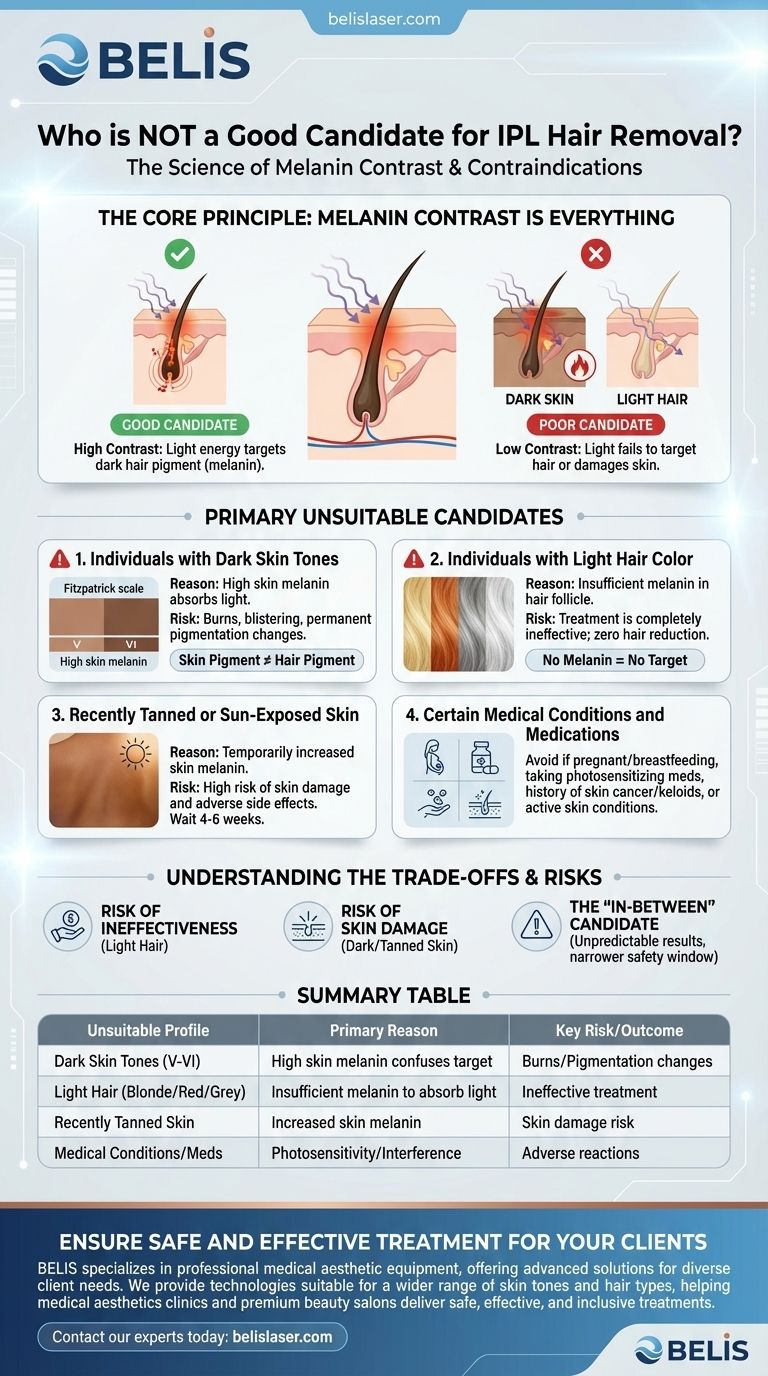 Wer ist kein guter Kandidat für die IPL-Haarentfernung? Die wichtigsten Einschränkungen für Sicherheit und Wirksamkeit verstehen. Visuelle Anleitung