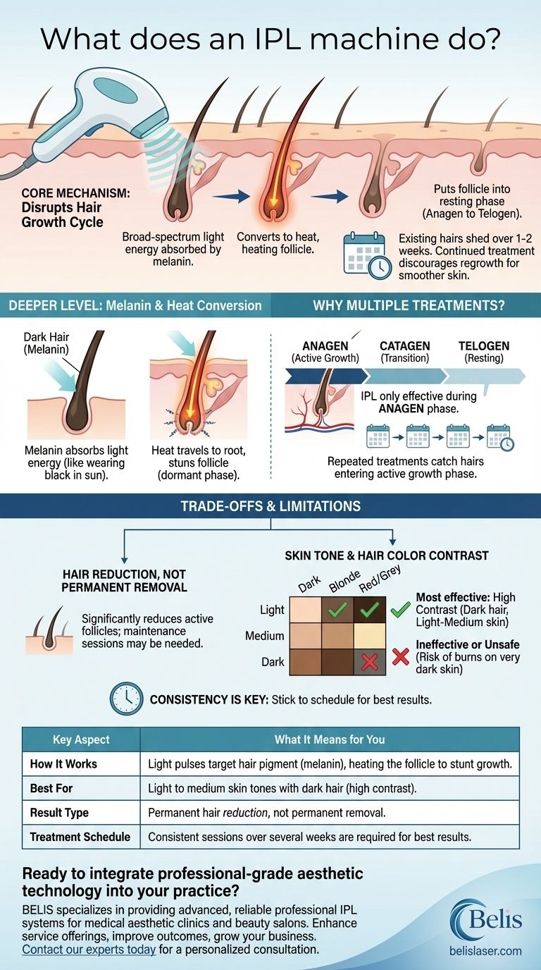 ماذا تفعل آلة IPL؟ دليل لتقليل الشعر بفعالية دليل مرئي