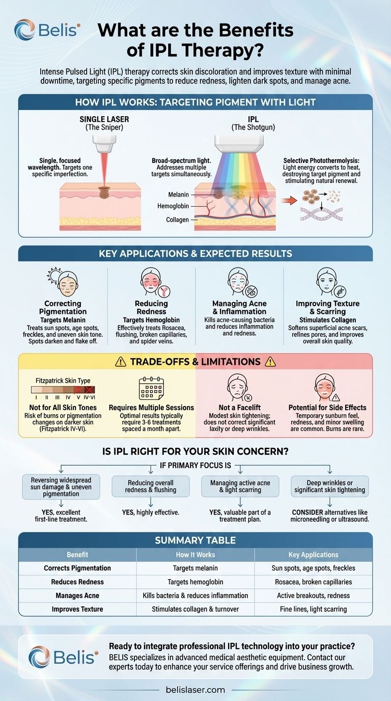 IPL治療のメリットは何ですか？色素沈着と肌の質感を改善して肌を若返らせる ビジュアルガイド